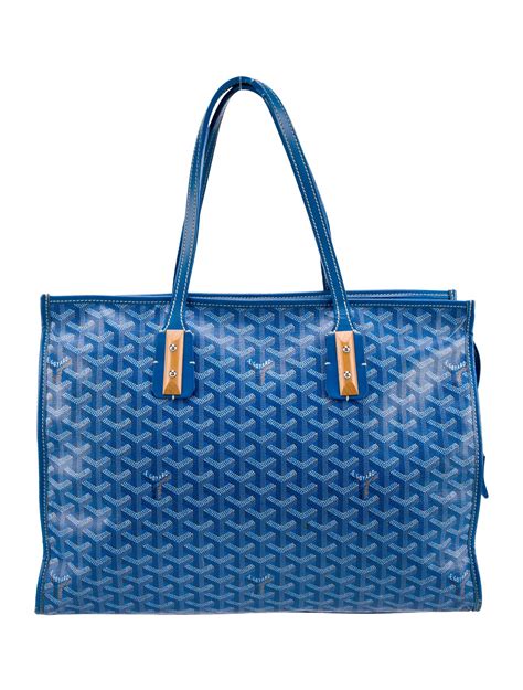 goyard marquises tote price 2015|Blue Spinach Goyard White Goyardine Marquises Tote .